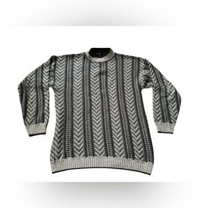 Geoffrey Beene Vintage Knit Sweater Men Size Large